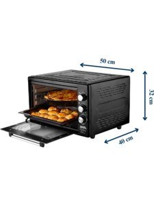 AKEL AF380 Termostatlı Saatli 38 Litre Midi Fırın