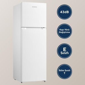 Kumtel Çift Kapılı No Frost Buzdolabı 266L HTMF-270