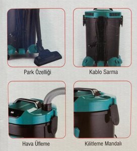 كونتي 500-1500 وات كونتي CS-104 روز المرجل المكنسة الكهربائية